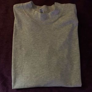 LA Apparel Mock-neck Tee